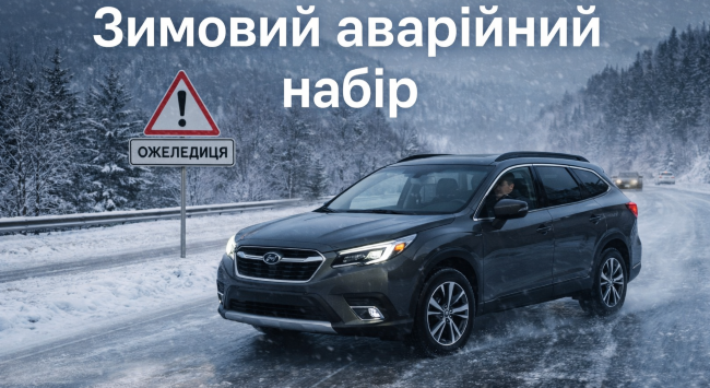Зимний «аварийный» набор: что нужно иметь в авто
